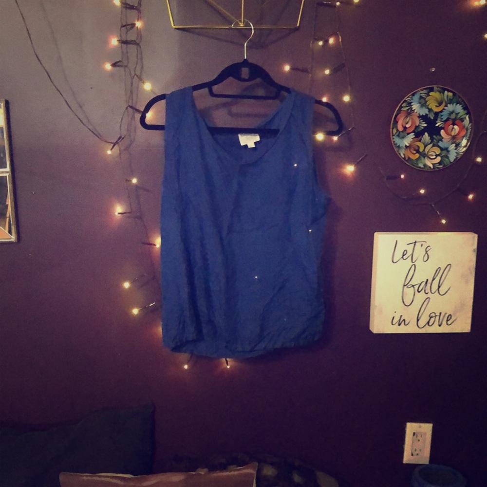 Vintage silk tank top